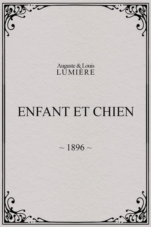 Enfant et chien poster