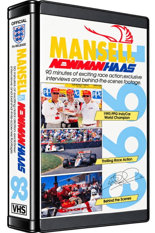 Mansell & Newman Haas 1993 poster
