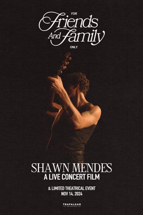 Shawn Mendes: For Friends and Family Only – A Live Concert Film poster