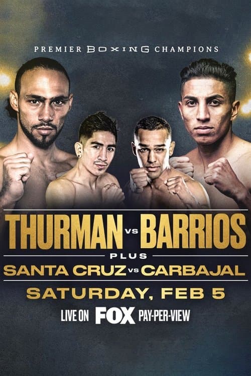 Keith Thurman vs. Mario Barrios poster