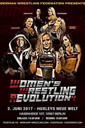GWF Women's Wrestling Revolution 4 poster