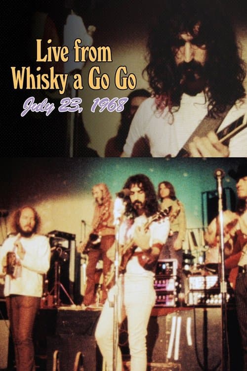 Frank Zappa and The Mothers of Invention: Live at Whisky a Go Go 1968 poster