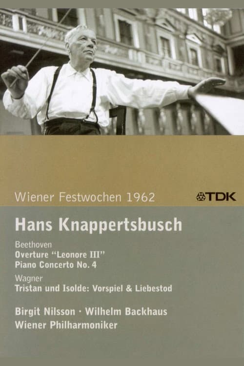 Hans Knappertsbusch: Wiener Festwochen 1962 poster