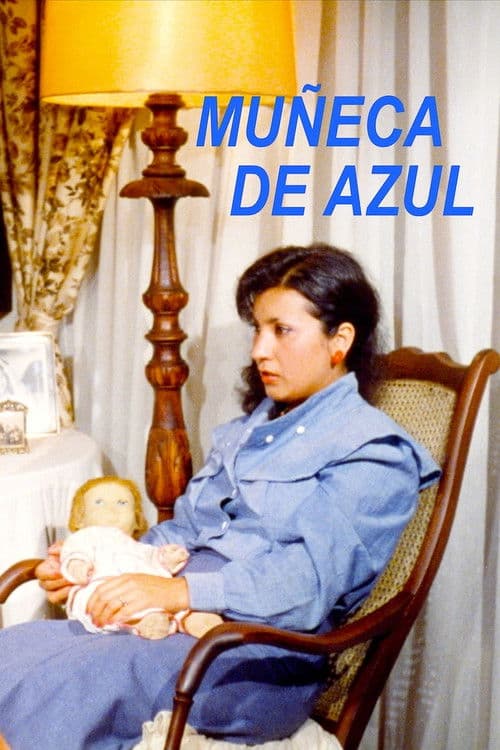 Muñeca de azul poster