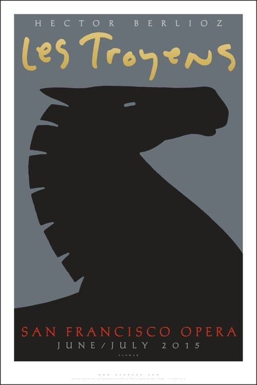 Les Troyens - San Francisco Opera poster