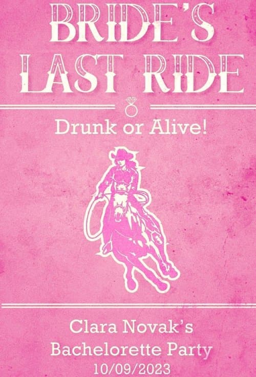 Bride's Last Ride poster