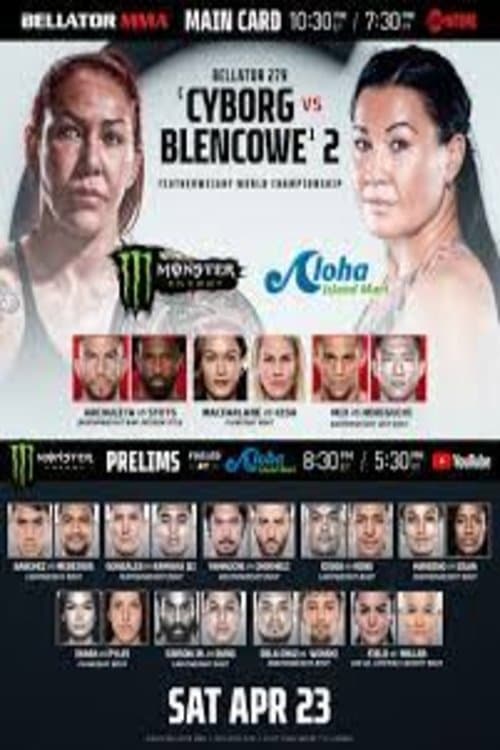 Bellator 279: Cyborg vs. Blencowe 2 poster