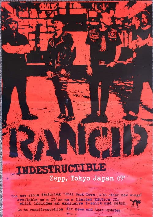 Rancid: Zepp Tokyo Japan poster