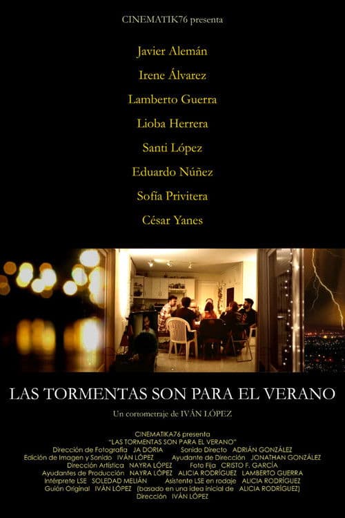 Las tormentas son para el verano poster