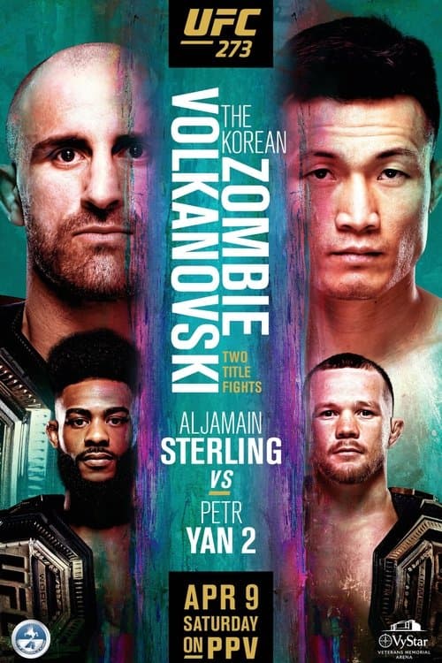 UFC 273: Volkanovski vs. The Korean Zombie poster