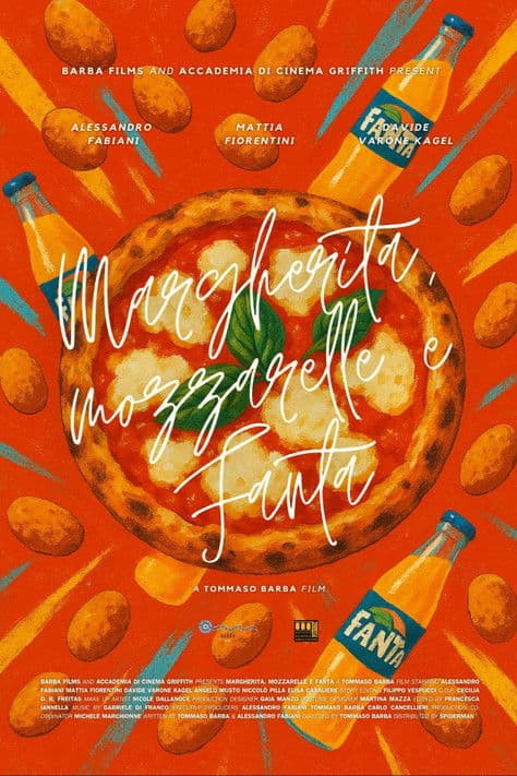 Margherita, mozzarelle and Fanta poster