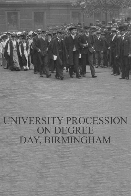 University Procession on Degree Day, Birmingham poster