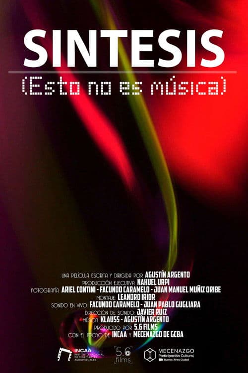 Synopsis (This is not music) poster
