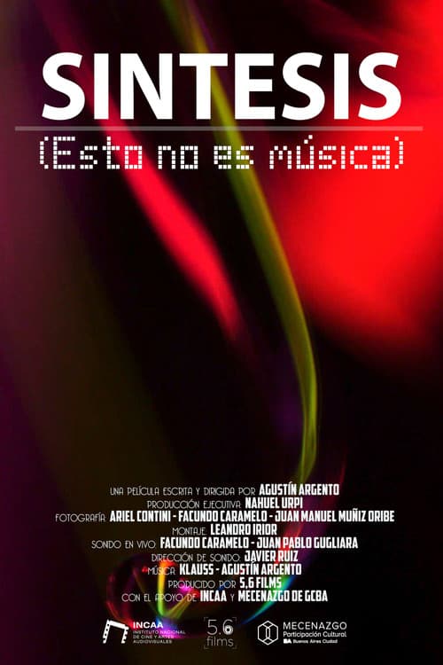 Synopsis (This is not music) poster