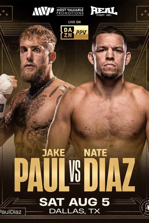 Jake Paul vs. Nate Diaz poster