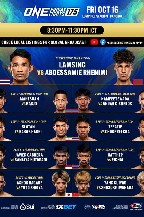 ONE Friday Fights 175: Lamsing vs. Rhenimi poster