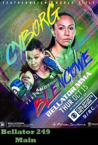 Bellator 249 : Cyborg vs. Blencowe poster