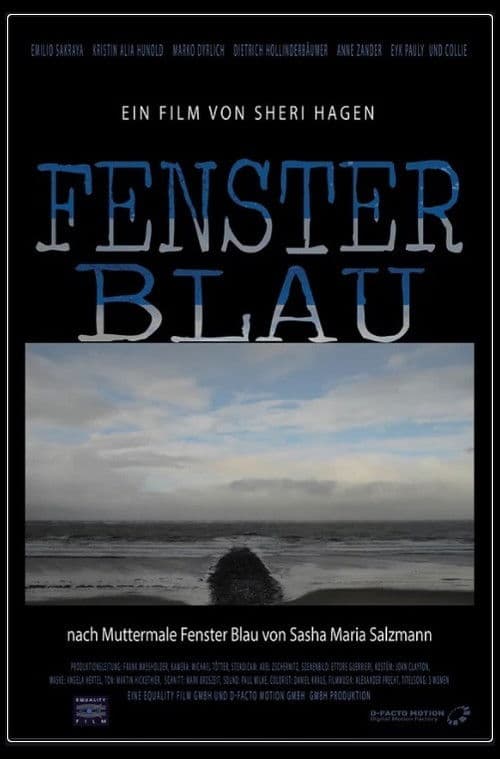 Fenster Blau poster