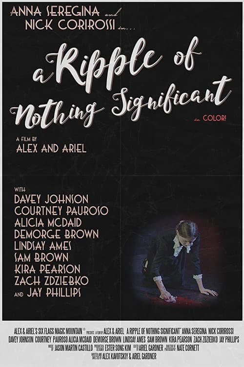 A Ripple of Nothing Significant poster