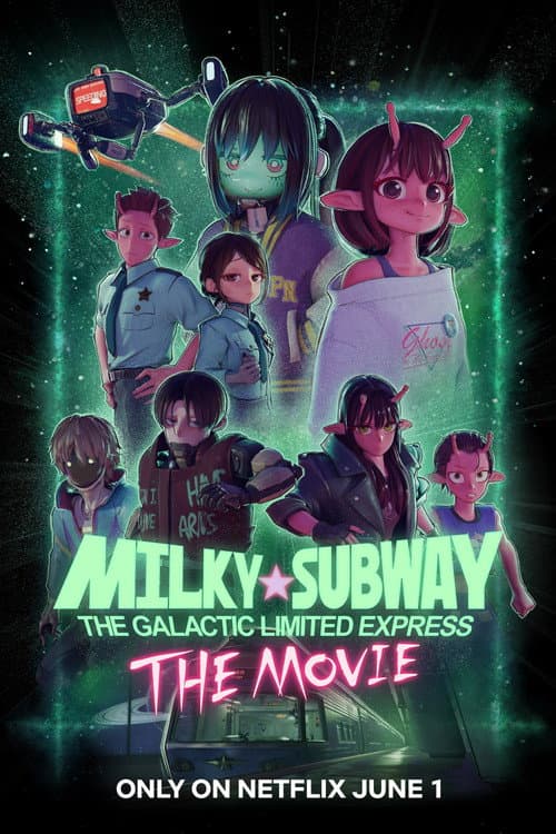 Milky☆Subway: The Galactic Limited Express – the Movie poster