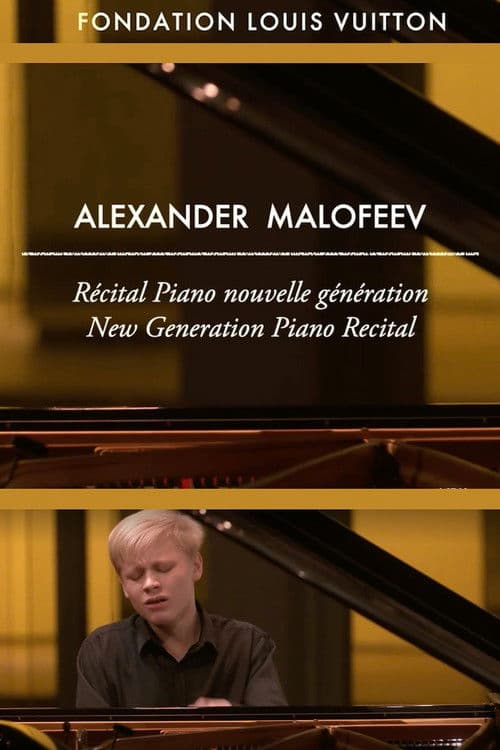 Alexander Malofeev: Fondation Louis Vuitton Recital poster