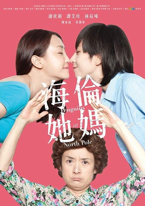 Penguins at North Pole poster