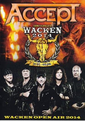 Accept: [2014] Wacken Open Air poster