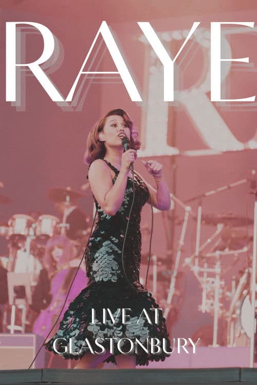 RAYE Live at Glastonbury poster
