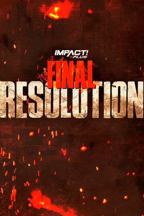 IMPACT Wrestling: Final Resolution 2020 poster