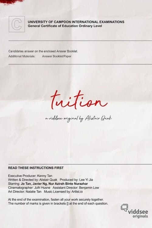 Tuition poster