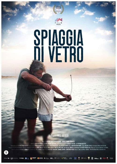 Spiaggia di vetro poster