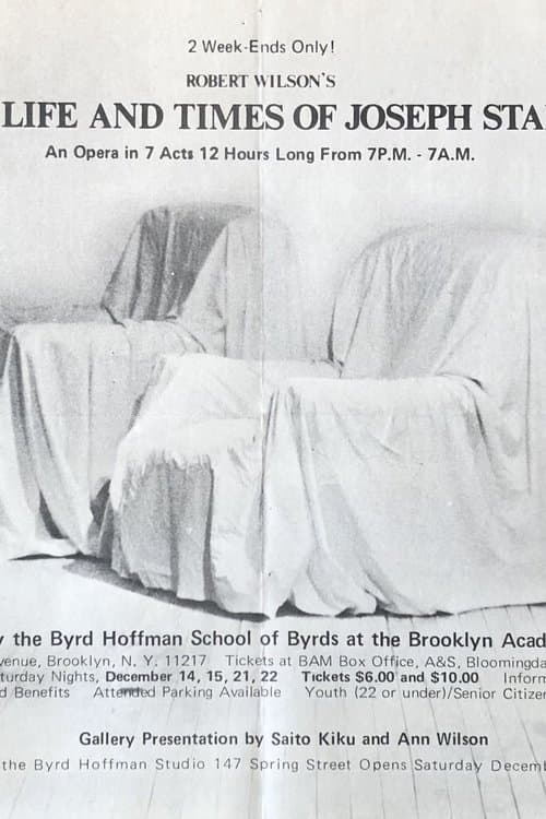 The Life and Times of Joseph Stalin: An Opera poster