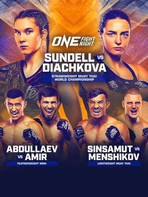 ONE Fight Night 22: Sundell vs. Diachkova poster