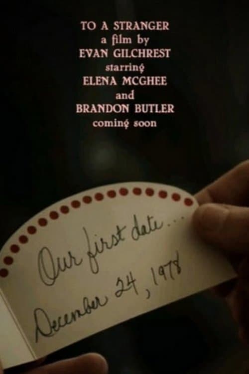 To A Stranger poster