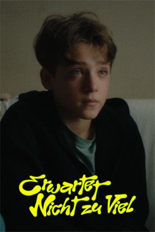 Erwartet nicht zu viel poster