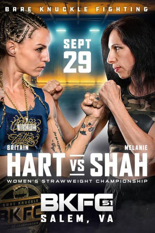 BKFC 51: Hart vs. Shah poster