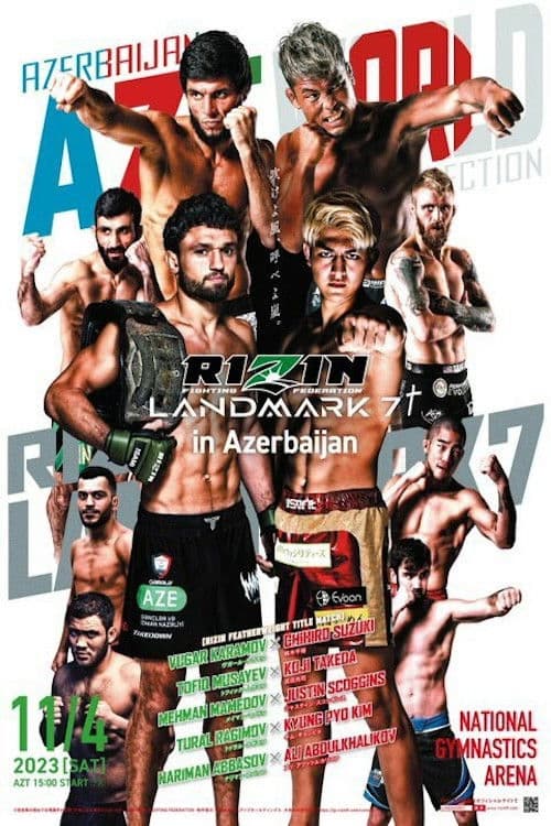 RIZIN LANDMARK 7 in AZERBAIJAN poster