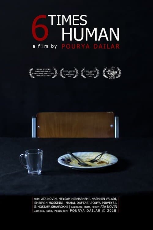 6 Times Human poster