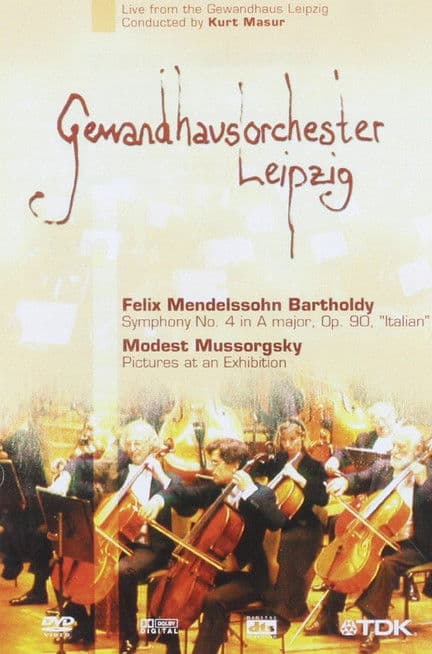 Gewandhausorchester Leipzig: Mendelssohn/Mussorgsky (Masur) poster