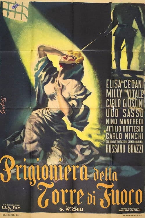 La prigioniera della torre di fuoco poster