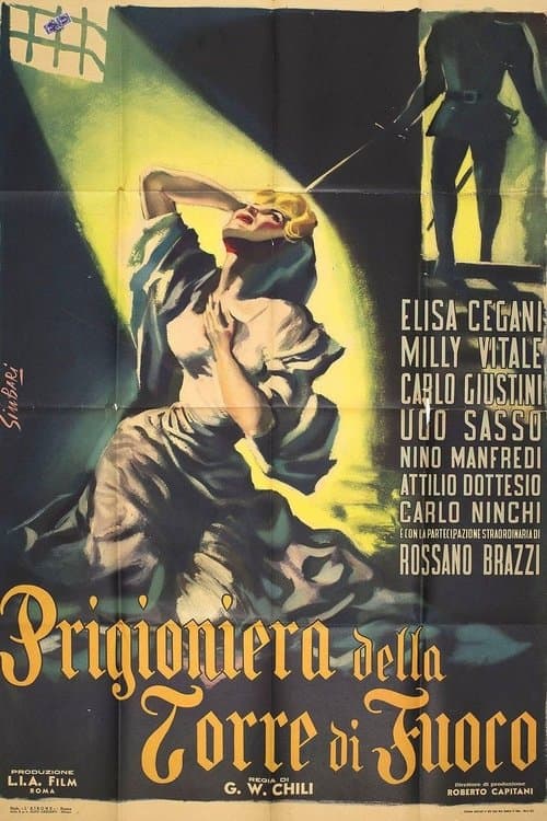 La prigioniera della torre di fuoco poster
