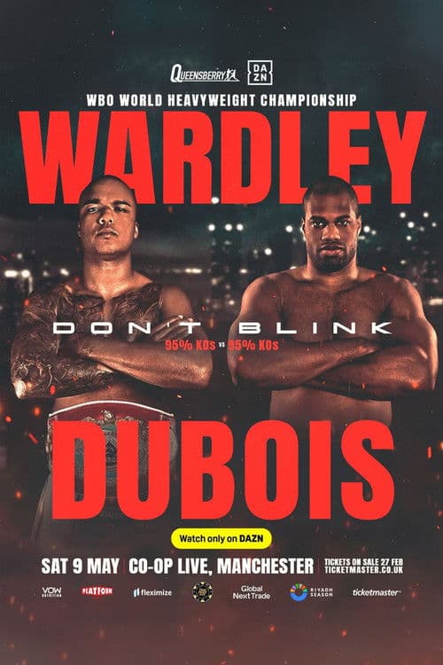 Fabio Wardley vs. Daniel Dubois poster