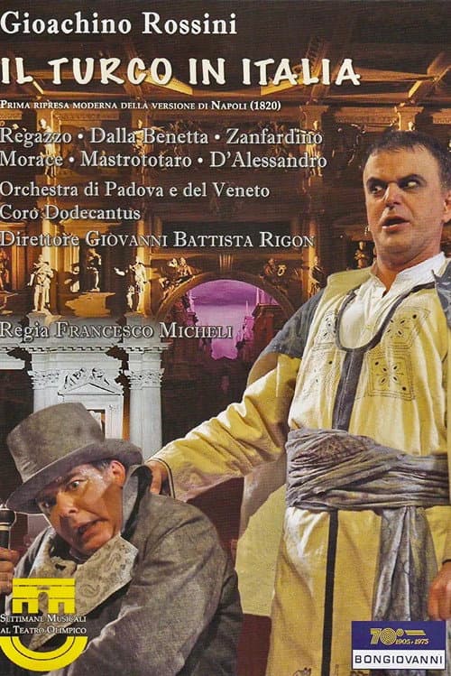 Rossini's Il turco in Italia at the Teatro Olimpico poster