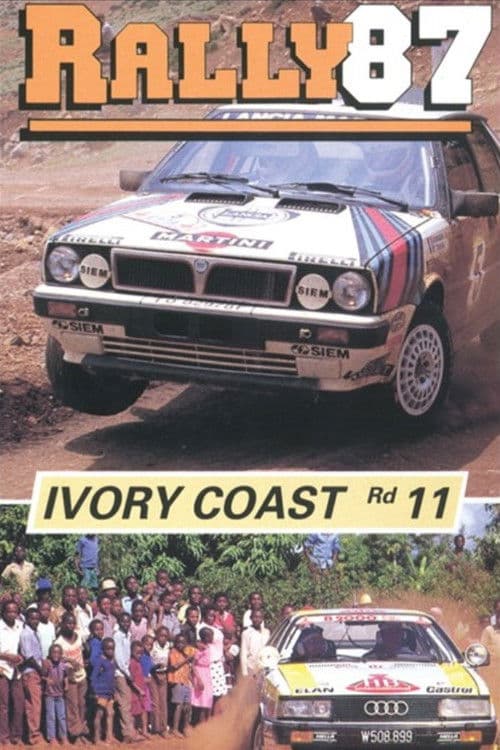 Ivory Coast Rally 1987 poster