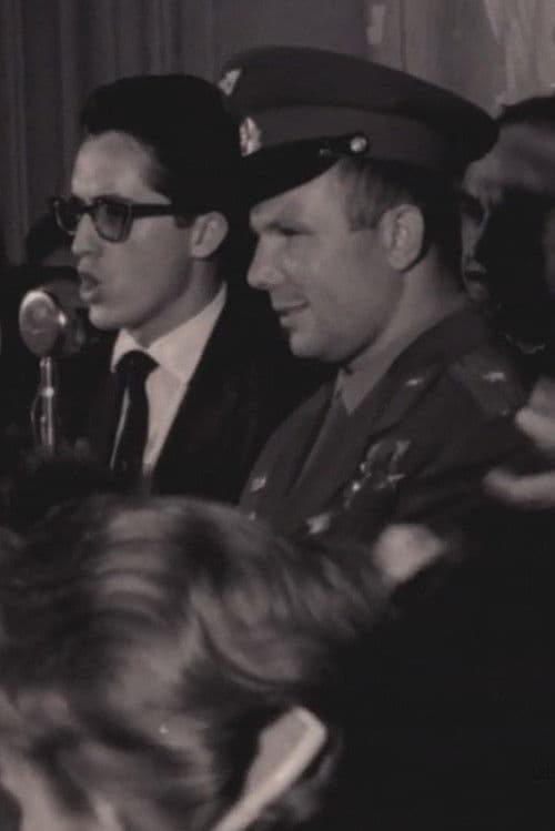 Visita de Yuri Gagarin à UNE, em 1961 poster