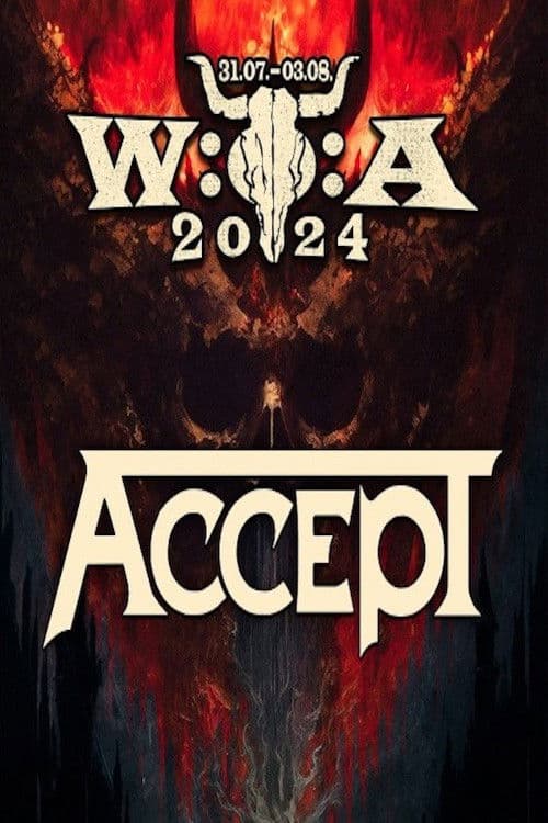 Accept: Live at Wacken Open Air 2024 poster
