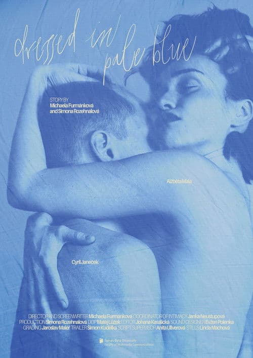 V bleděmodré oblečeni poster
