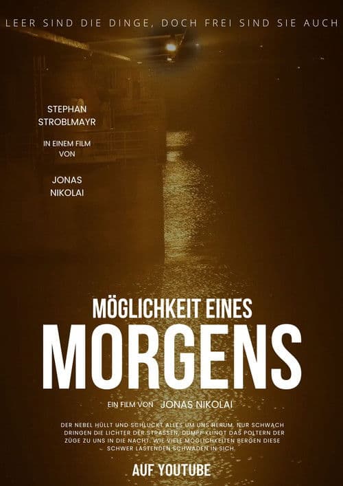 Möglichkeit eines Morgens poster