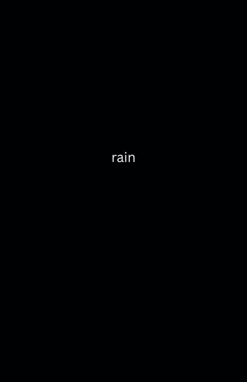 rain poster