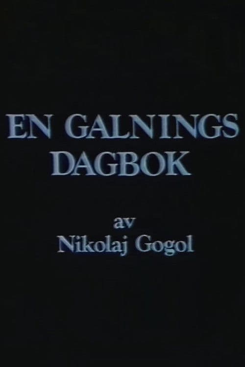 En Galnings Dagbok poster
